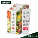 【送料無料】千年酵素 3箱セット[顆粒]楽天ランキング1位 酵素 酵母サプリ【生酵素 酵素粒 野草酵素 やさい酵素 ダイエット 酵素酵母 酵母酵素 無添加 酵母と酵素 生酵母 サプリメント 酵素ダイエット】